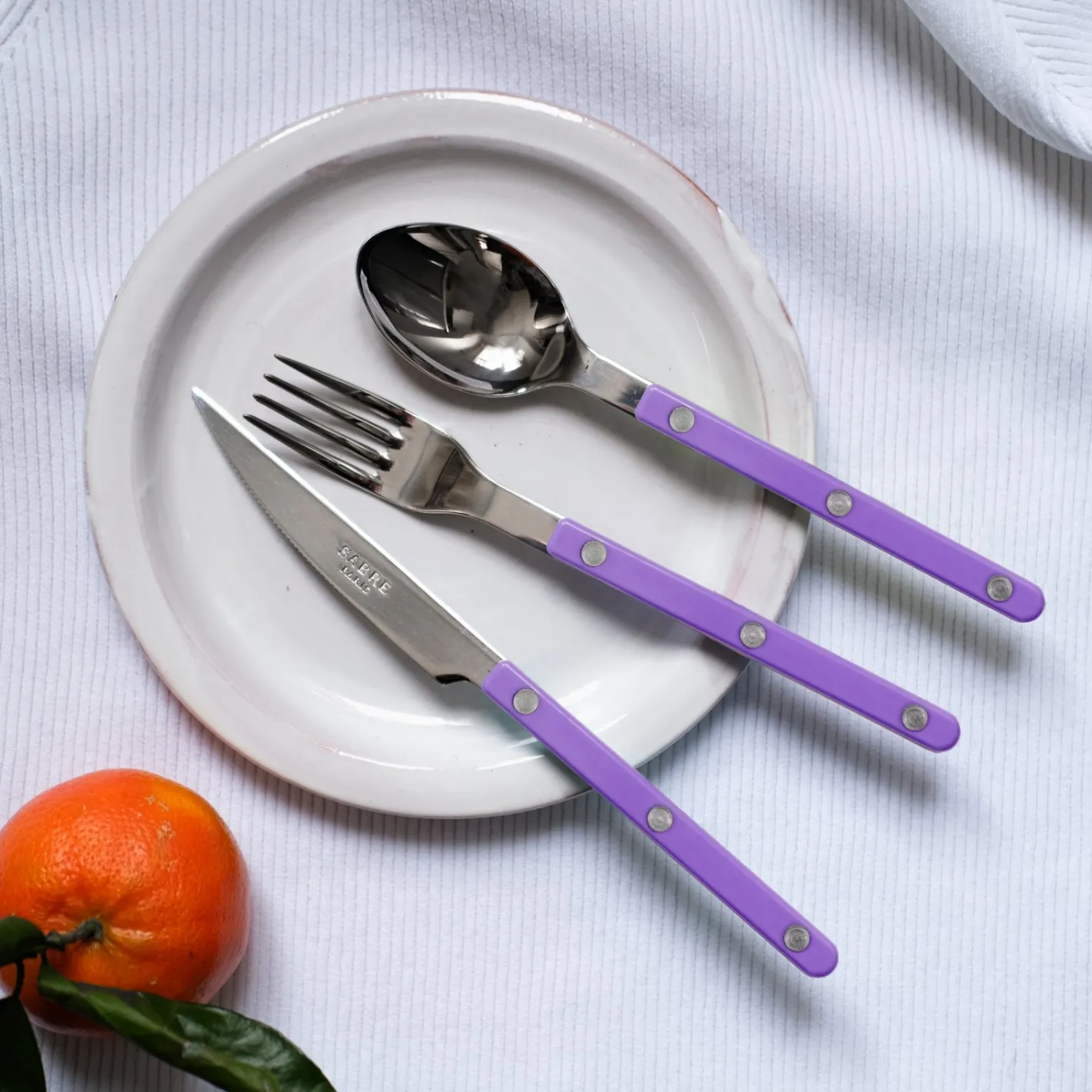 Sabre Paris Bistrot Solid, Purple | Salad Fork