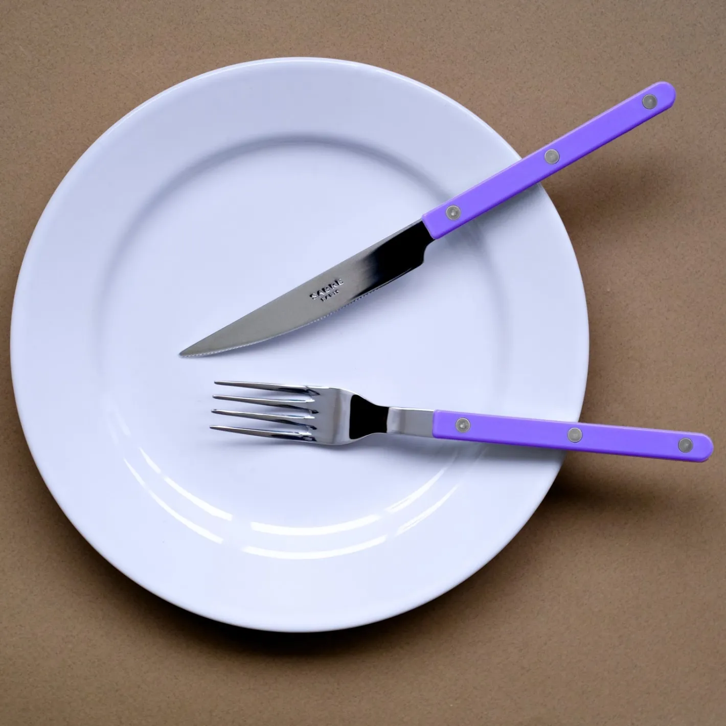 Sabre Paris Bistrot Solid, Purple | Dinner Knife