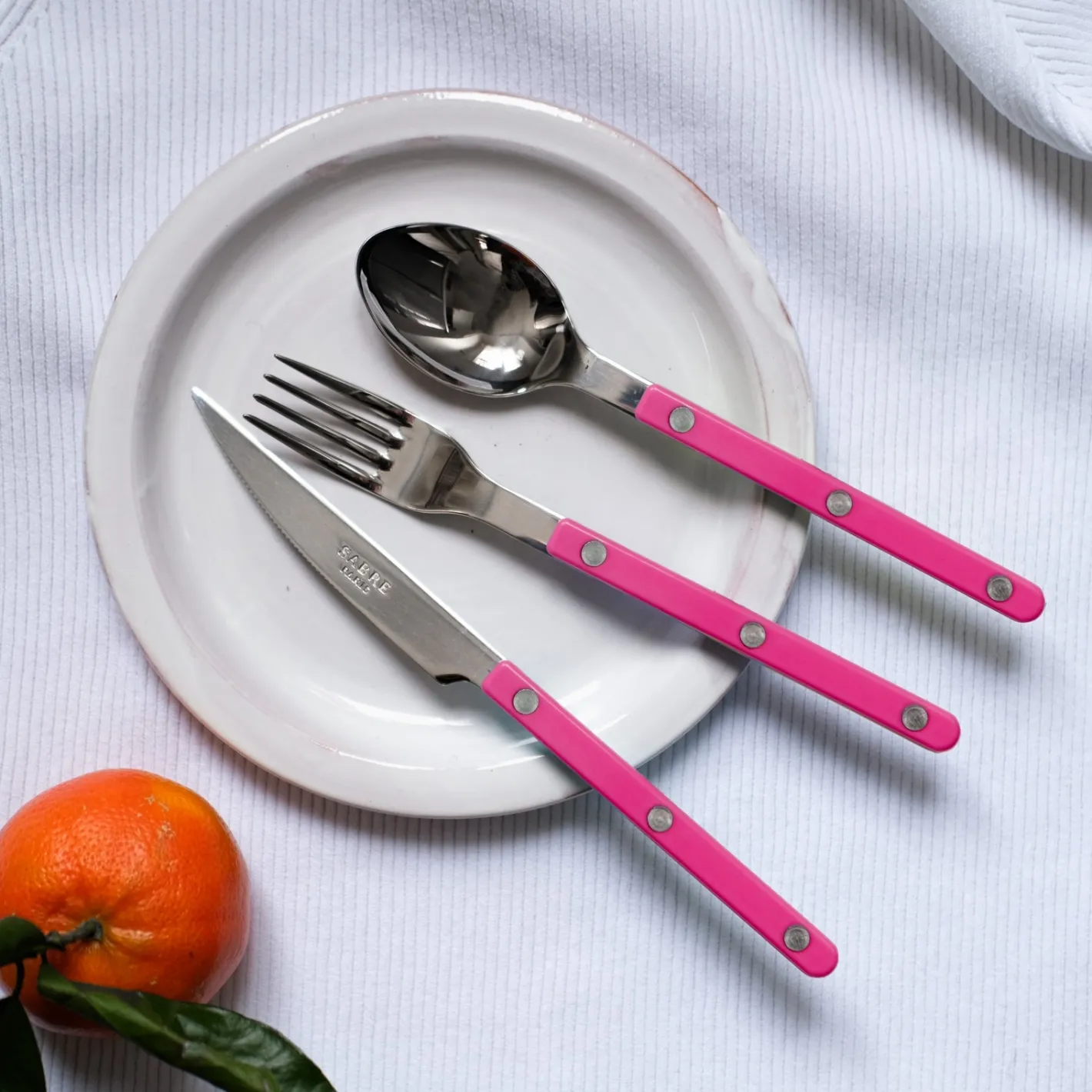 Sabre Paris Bistrot Solid, Raspberry | Dessert Knife