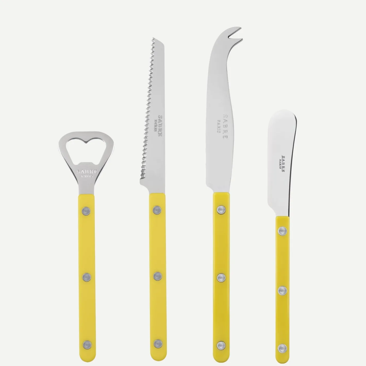 Sabre Paris Bistrot Solid, Yellow | Aperitif Set