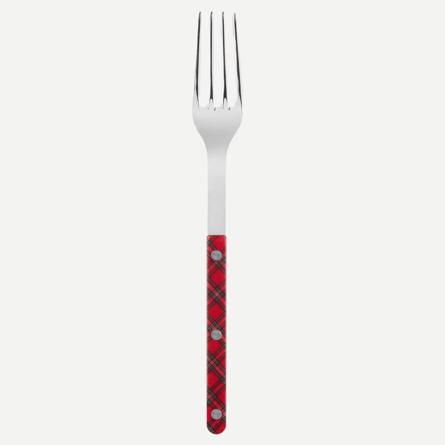 Sabre Paris Bistrot Tartan, Red | Serving Fork