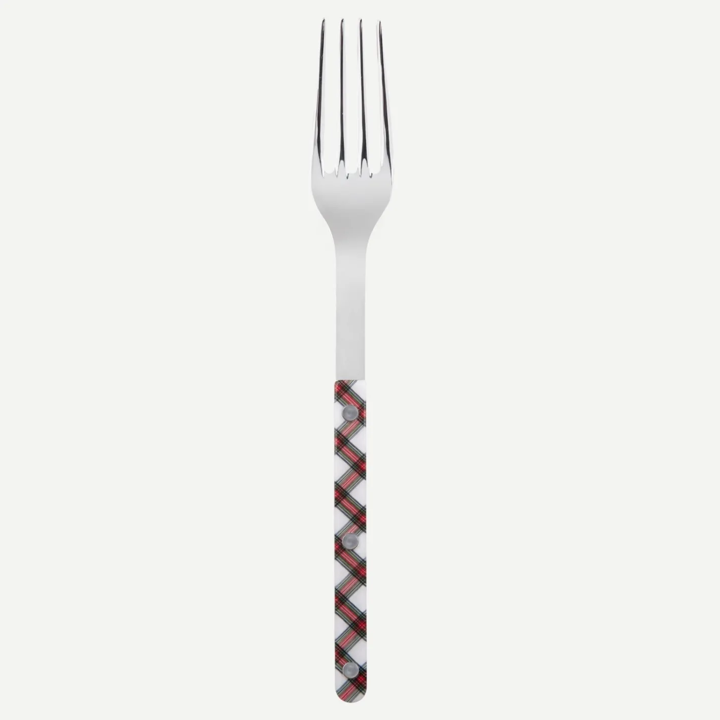 Sabre Paris Bistrot Tartan, White | Serving Fork