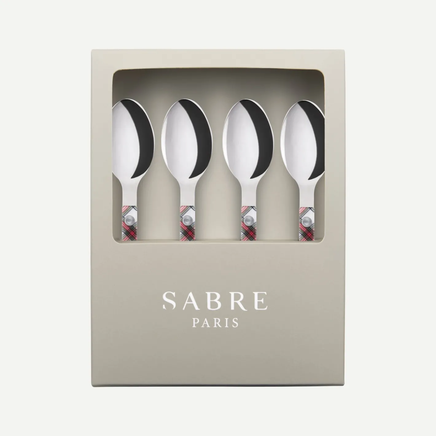 Sabre Paris Bistrot Tartan, White | Gift Boxes