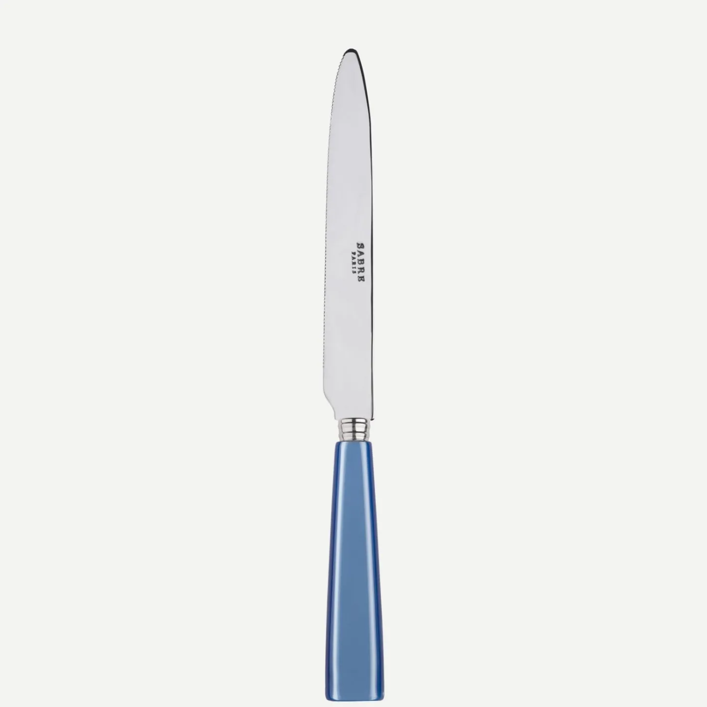 Sabre Paris Icône,Bleu clair | Serrated Dinner Knife Blade