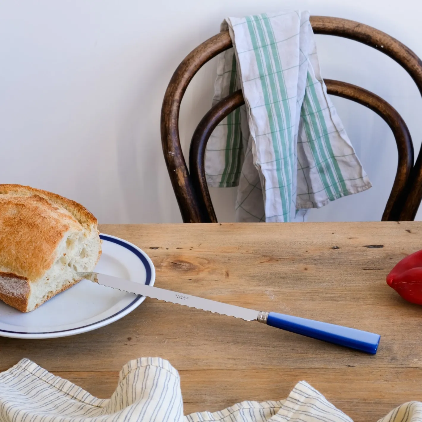 Sabre Paris Icône,Bleu clair | Bread Knife