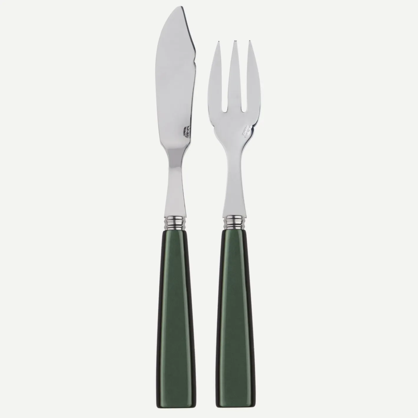 Sabre Paris Icône,Vert foncé | Fish Knife | Fish Fork