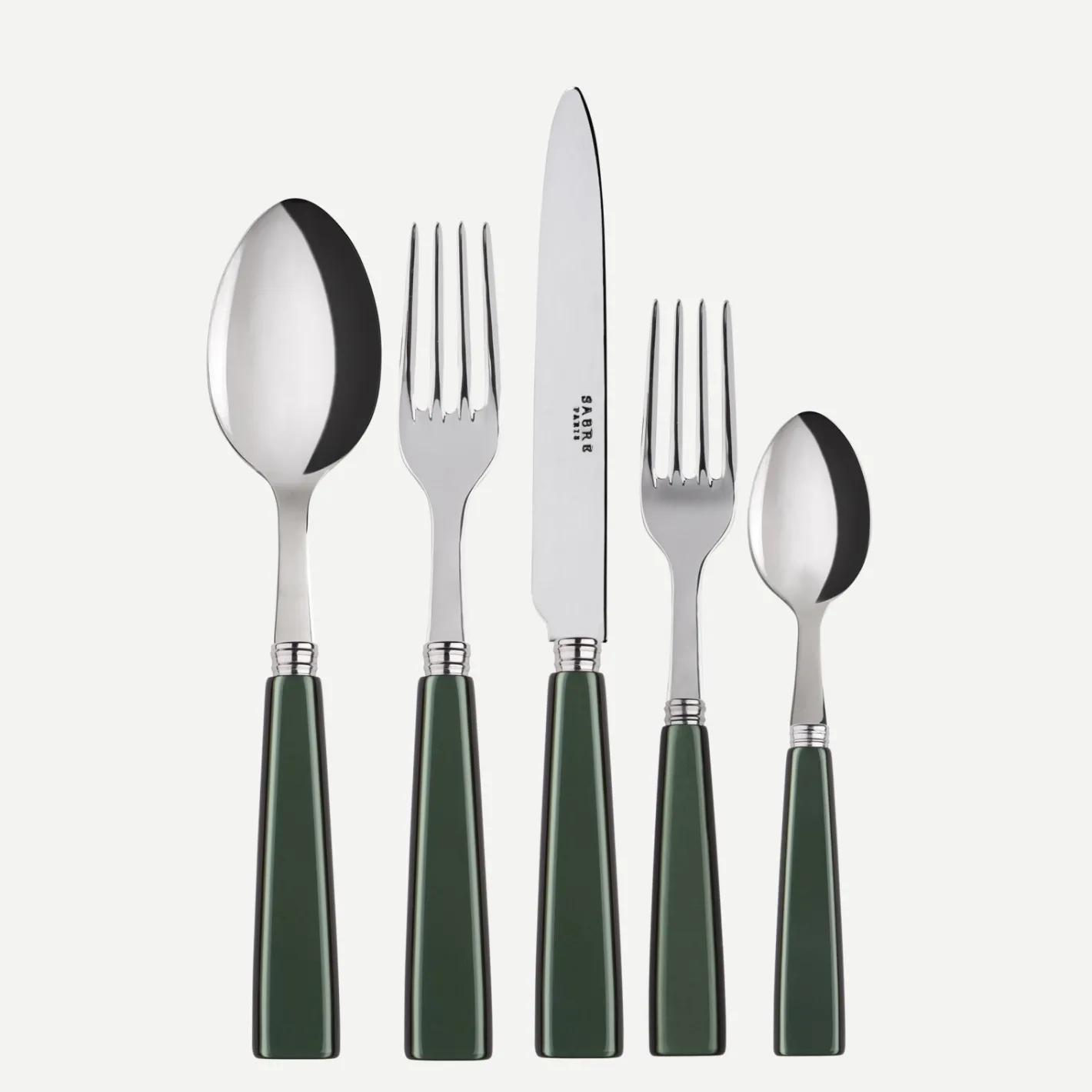 Sabre Paris Icône,Vert foncé | Set Of 5 Pieces