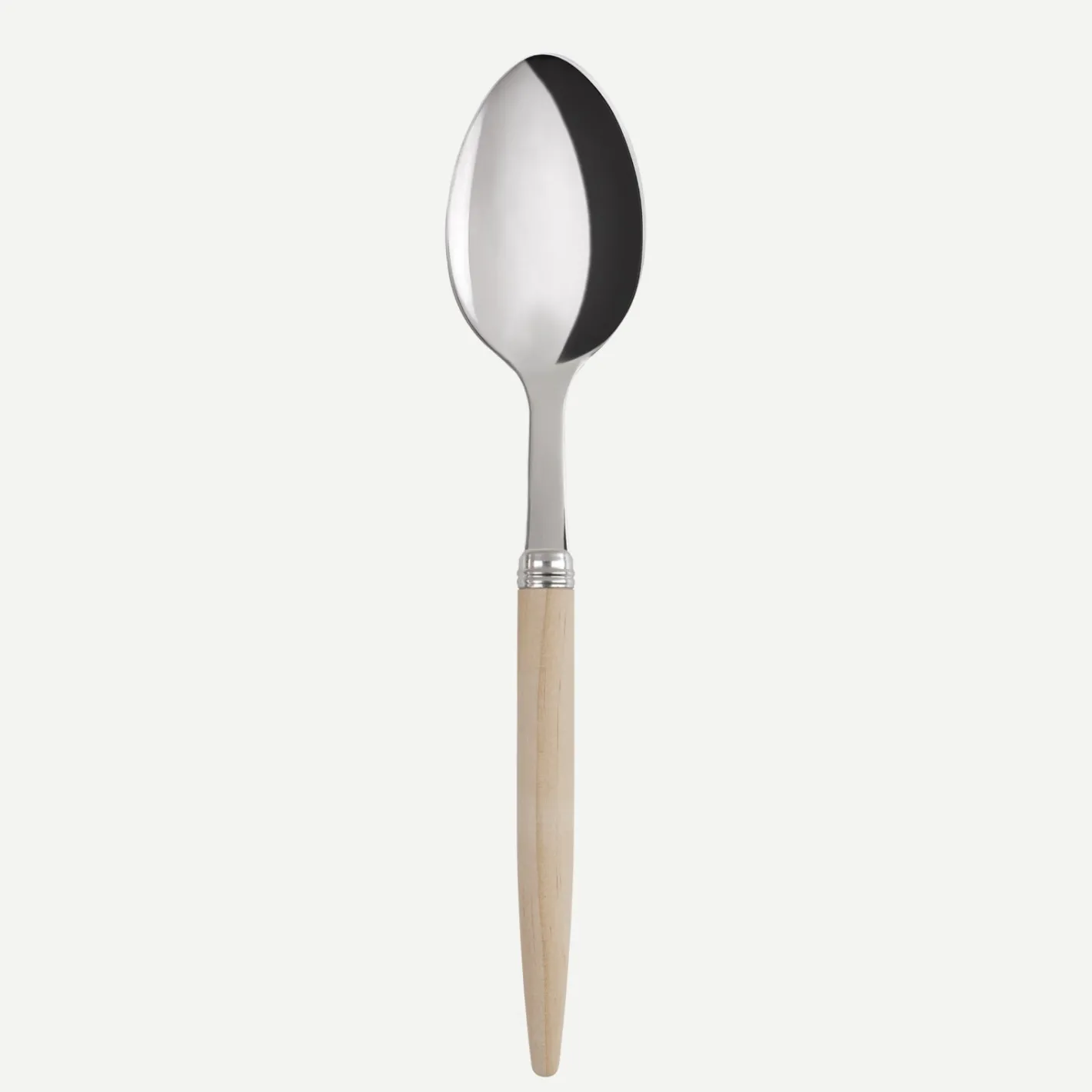 Sabre Paris Jonc,Bois clair | Dessert Spoon