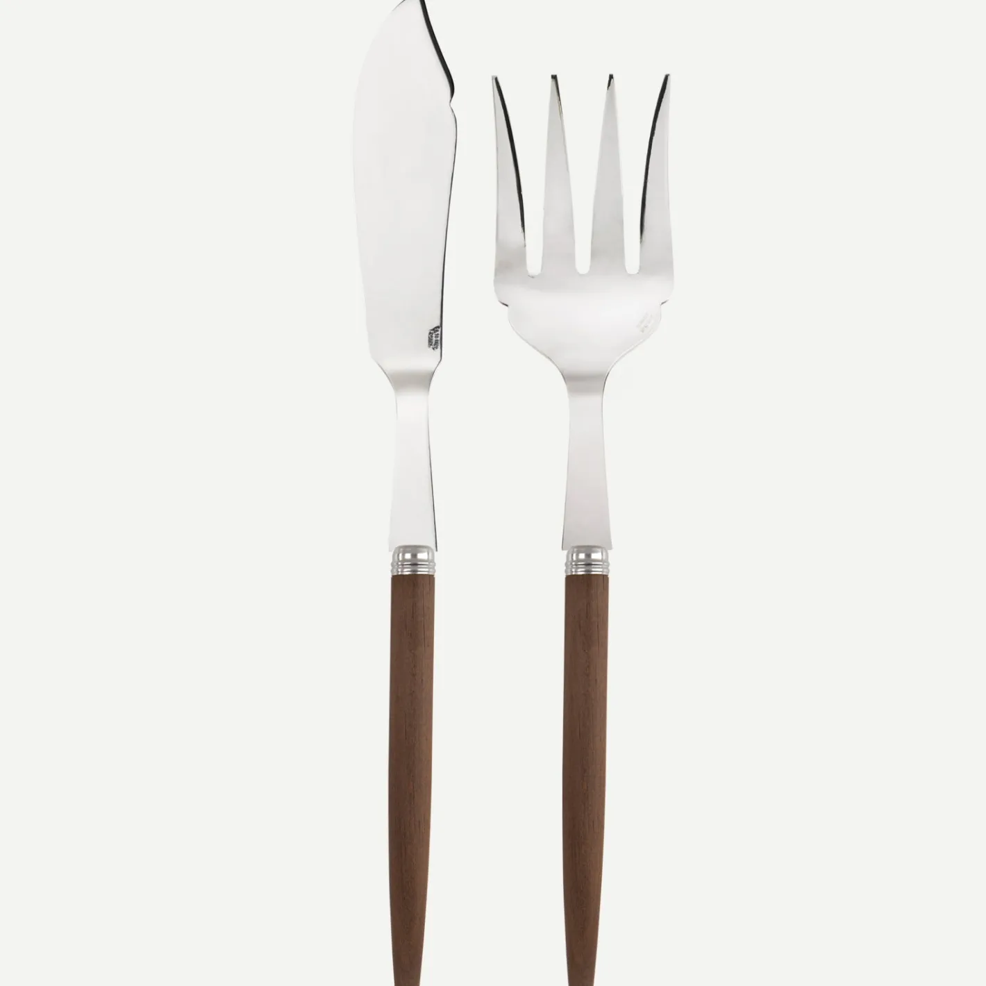 Sabre Paris Jonc,Bois foncé | Fish Serving Set