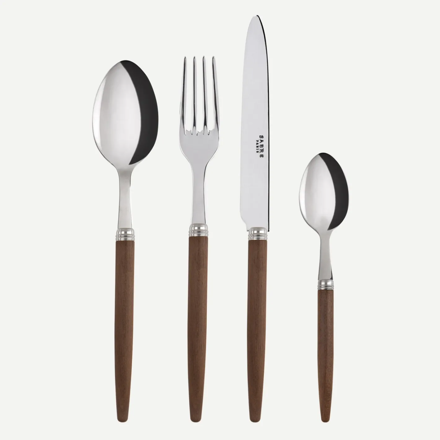 Sabre Paris Jonc,Bois foncé | 24 Pieces Set