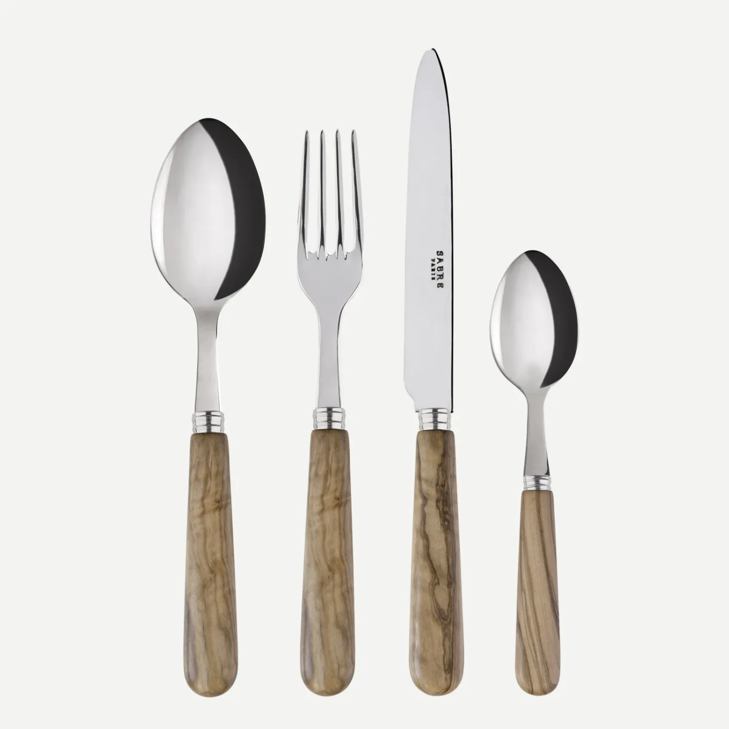 Sabre Paris Lavandou,Bois d'olivier | 24 Pieces Set