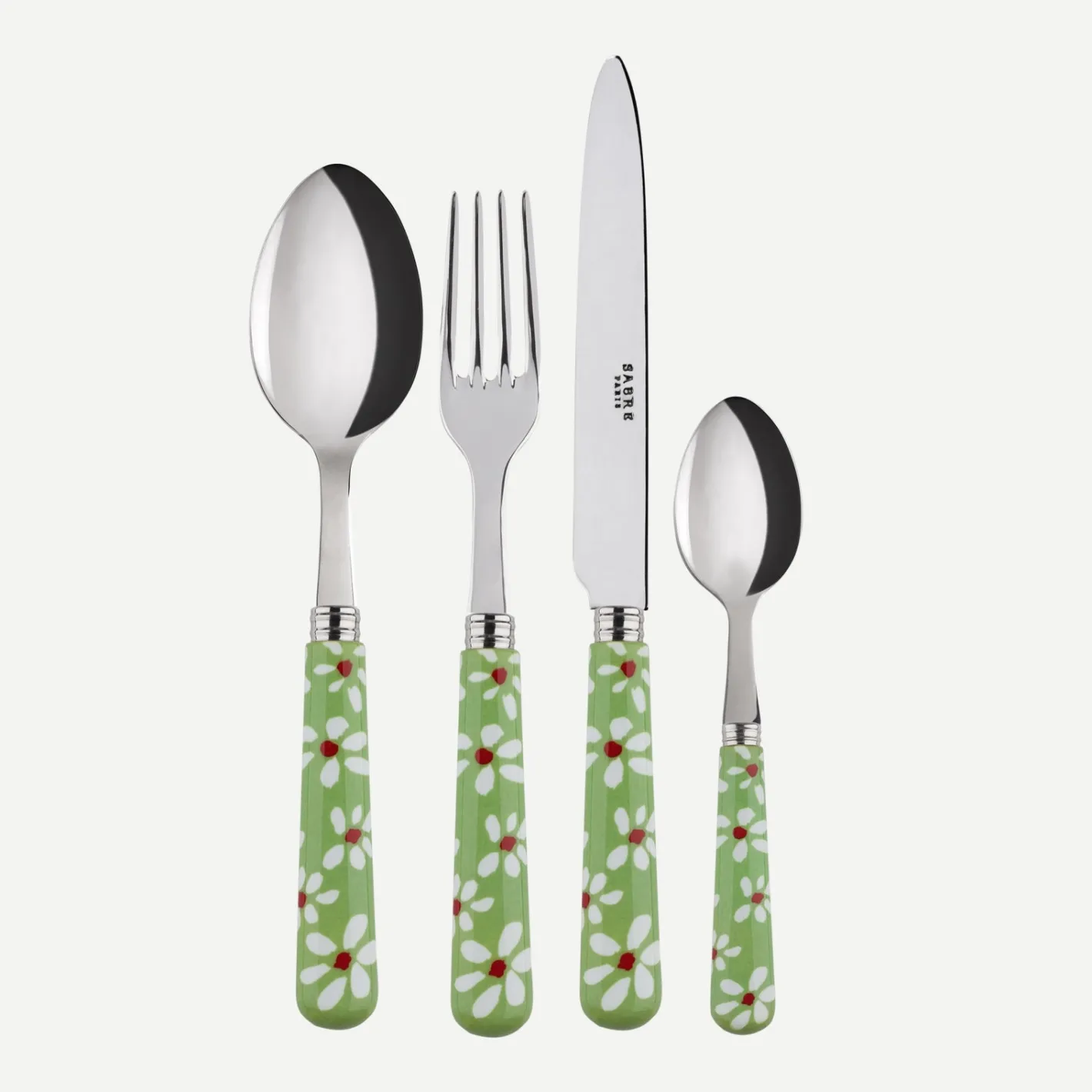 Sabre Paris Marguerite,Vert jardin | 48 Pieces Set