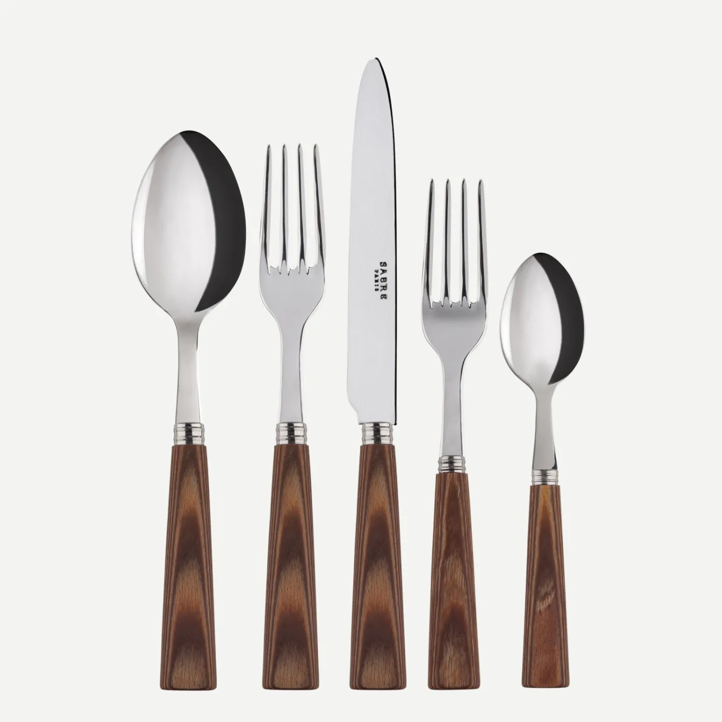 Sabre Paris Nature,Bois stratifié clair | Set Of 5 Pieces