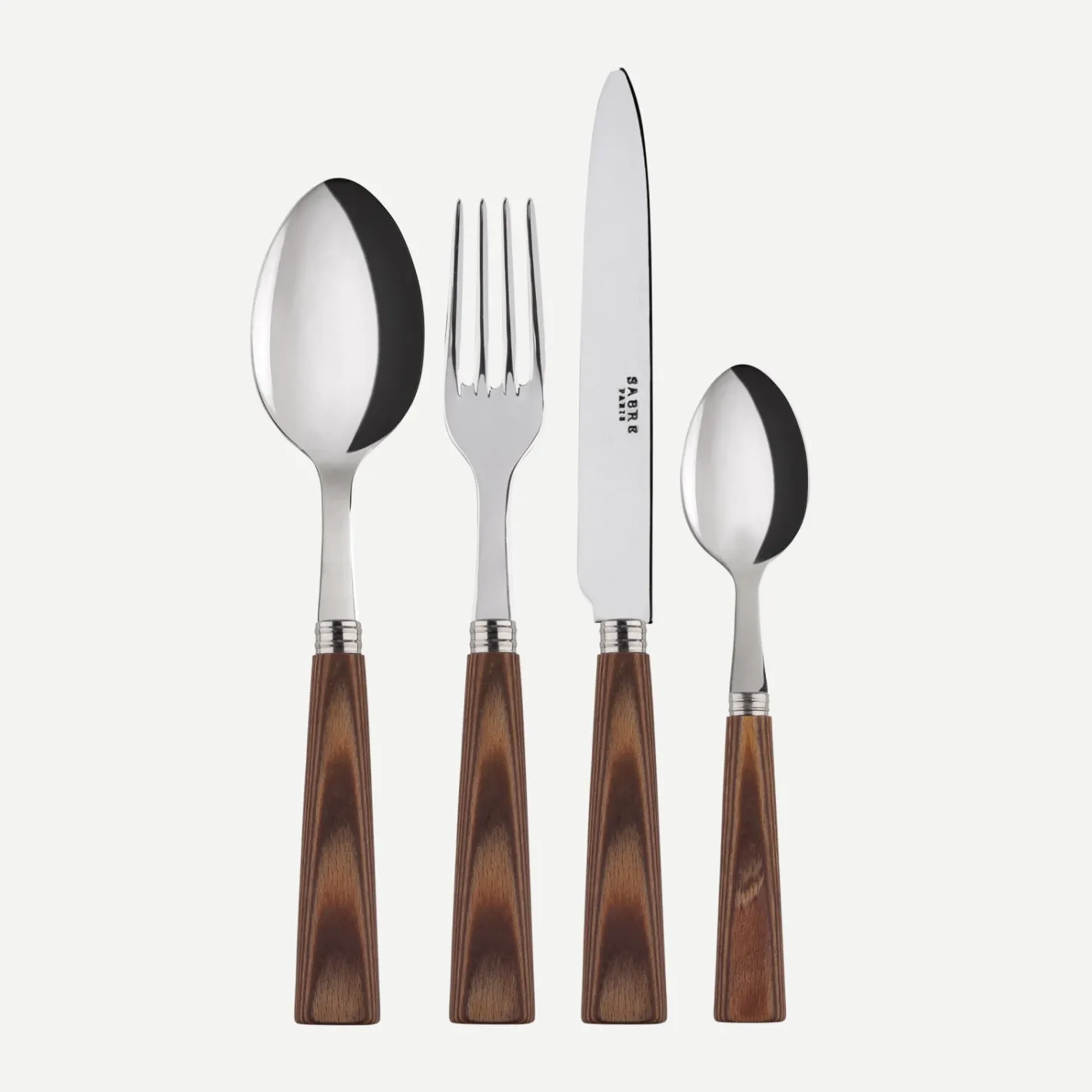 Sabre Paris Nature,Bois stratifié clair | 48 Pieces Set