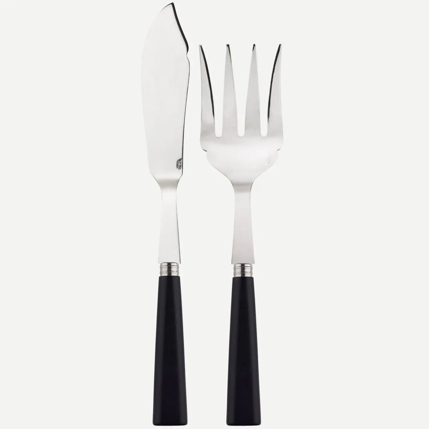 Sabre Paris Nature,Bois stratifié noir | Fish Serving Set