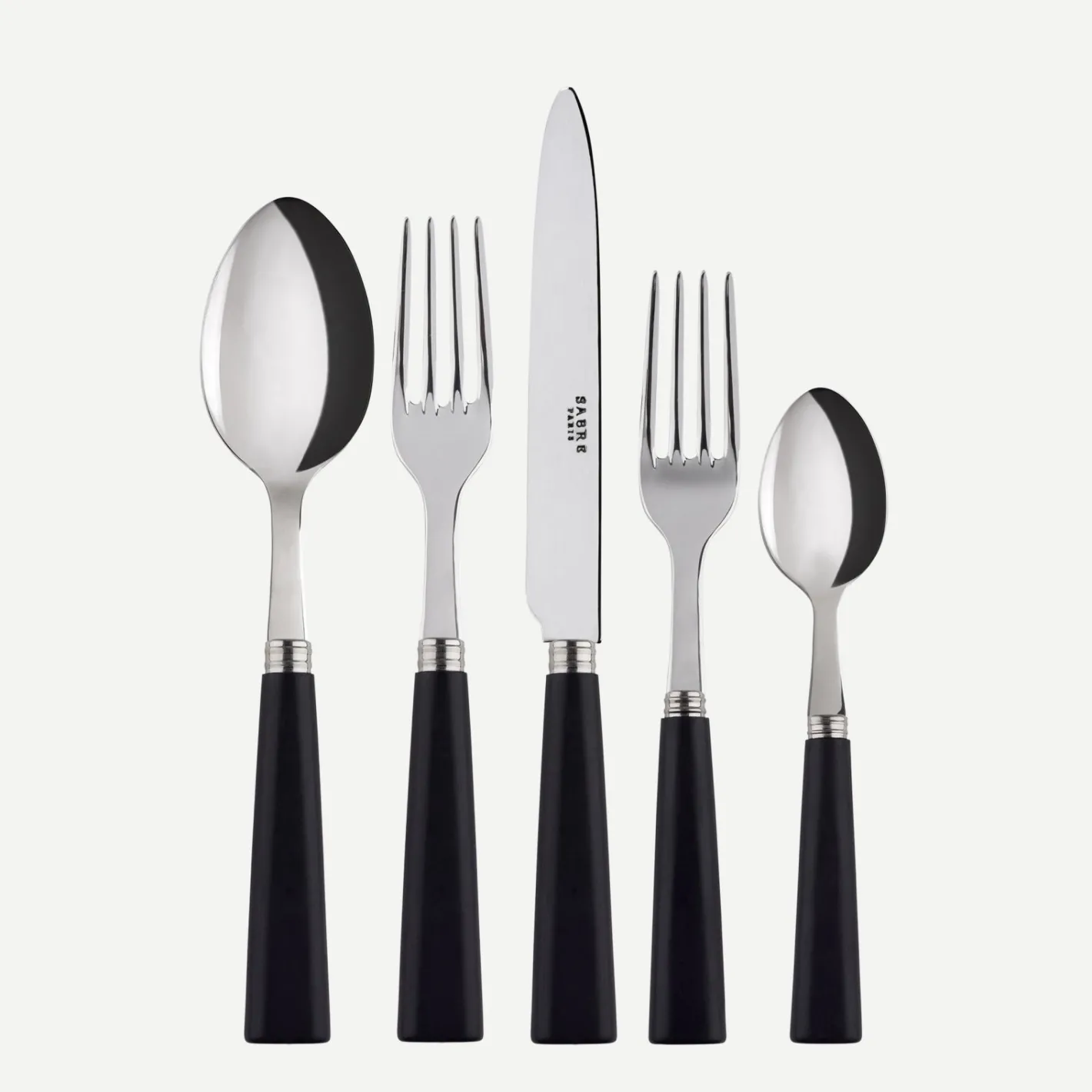 Sabre Paris Nature,Bois stratifié noir | 20 Pieces Set