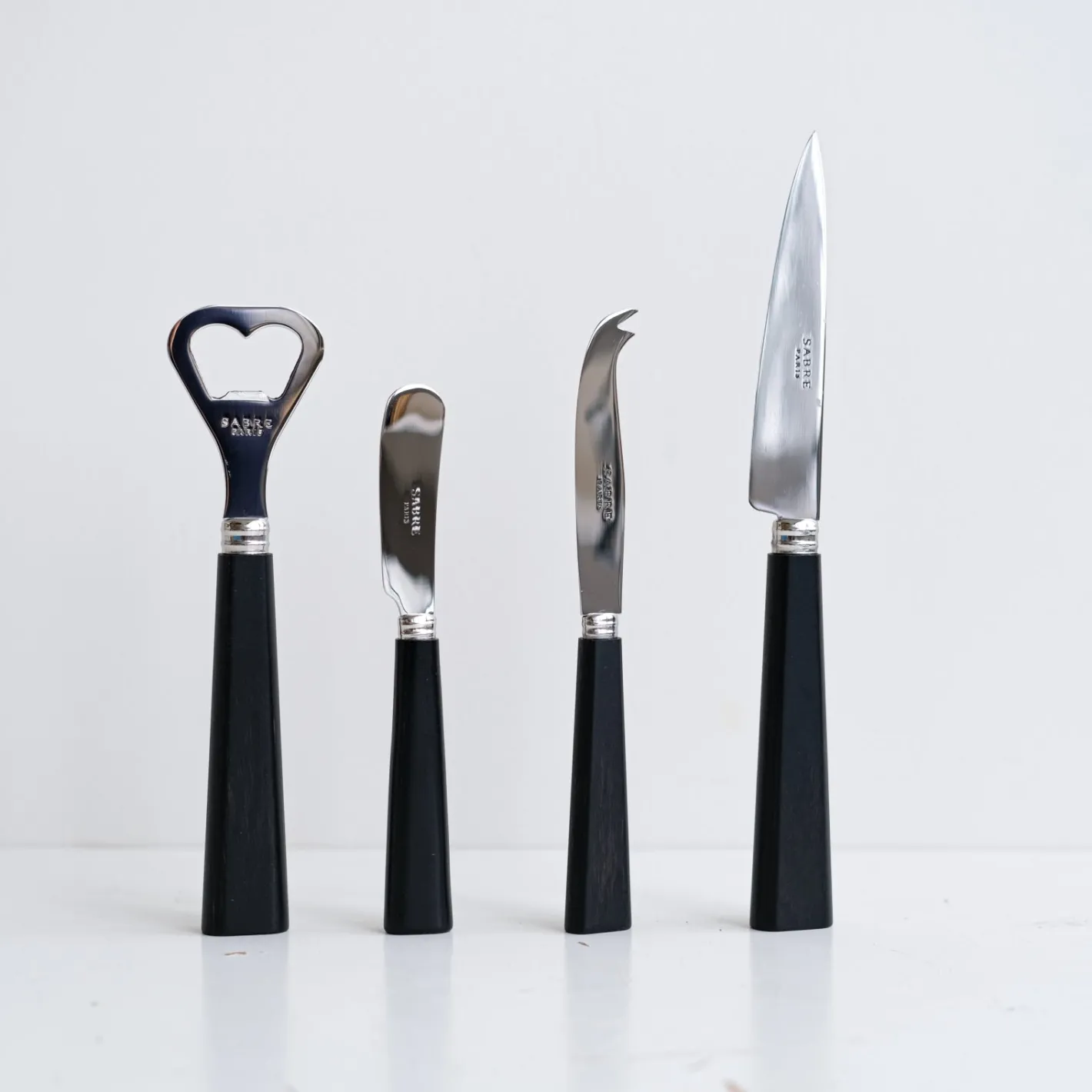 Sabre Paris Nature,Bois stratifié noir | Butter Spreader