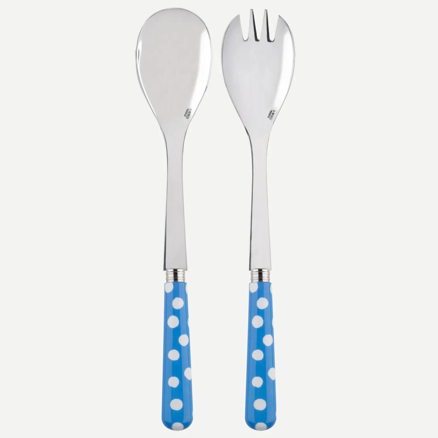 Sabre Paris Pois Blancs,Bleu clair | Salad Set