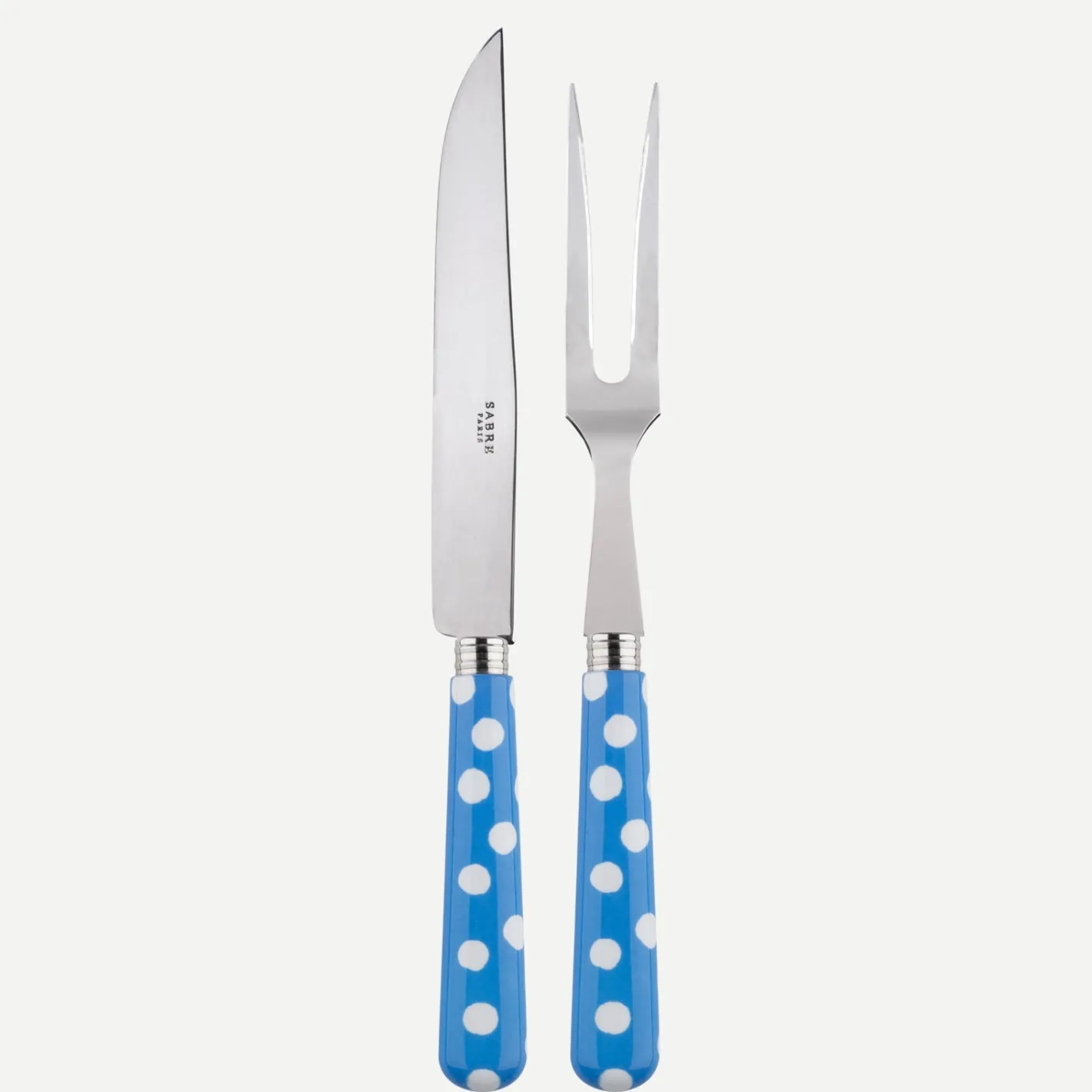 Sabre Paris Pois Blancs,Bleu clair | Carving Set