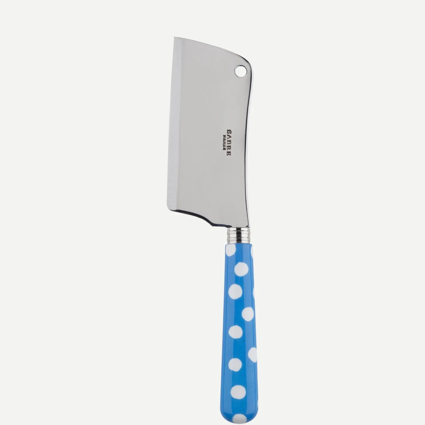 Sabre Paris Pois Blancs,Bleu clair | Cheese Cleaver