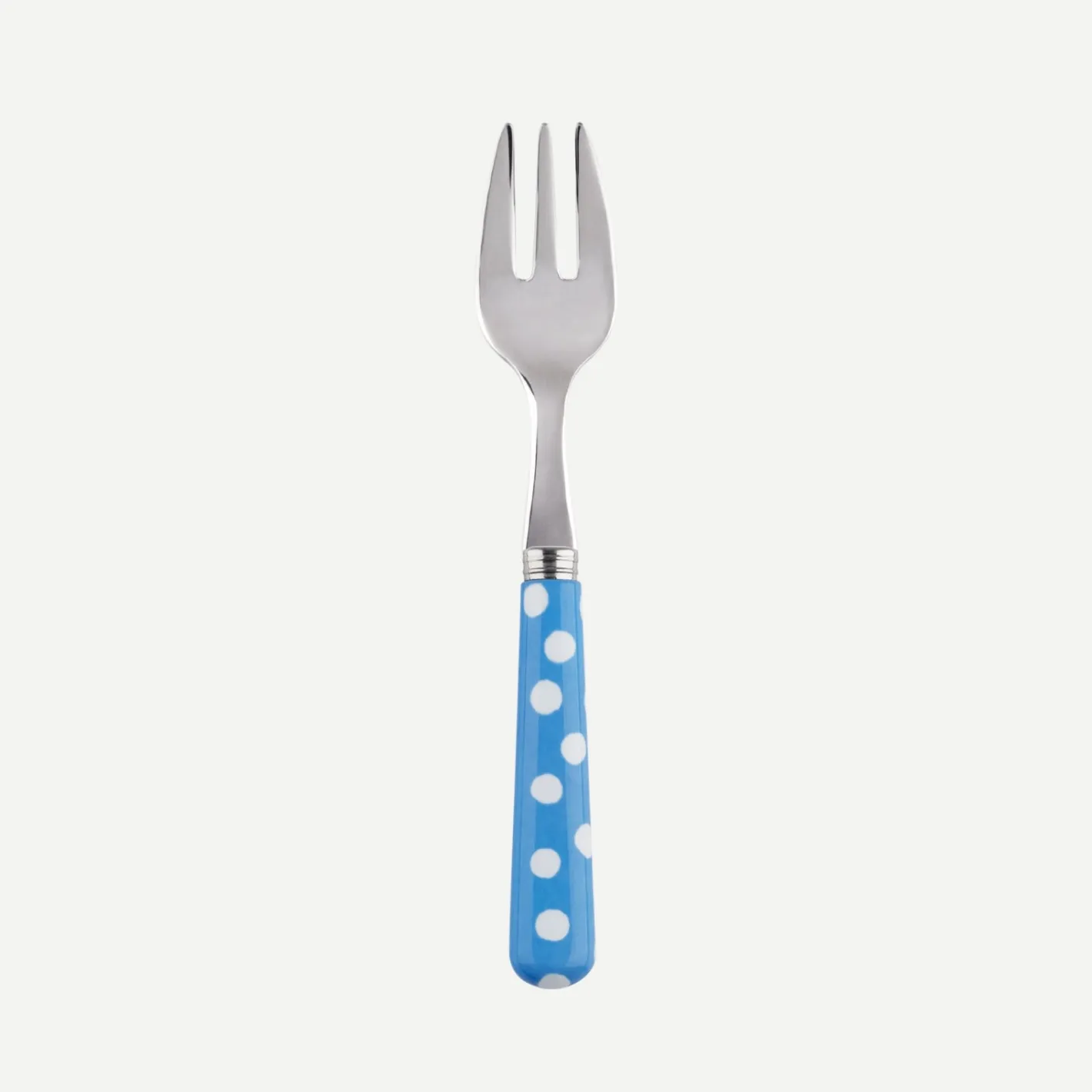 Sabre Paris Pois Blancs,Bleu clair | Oyster Fork