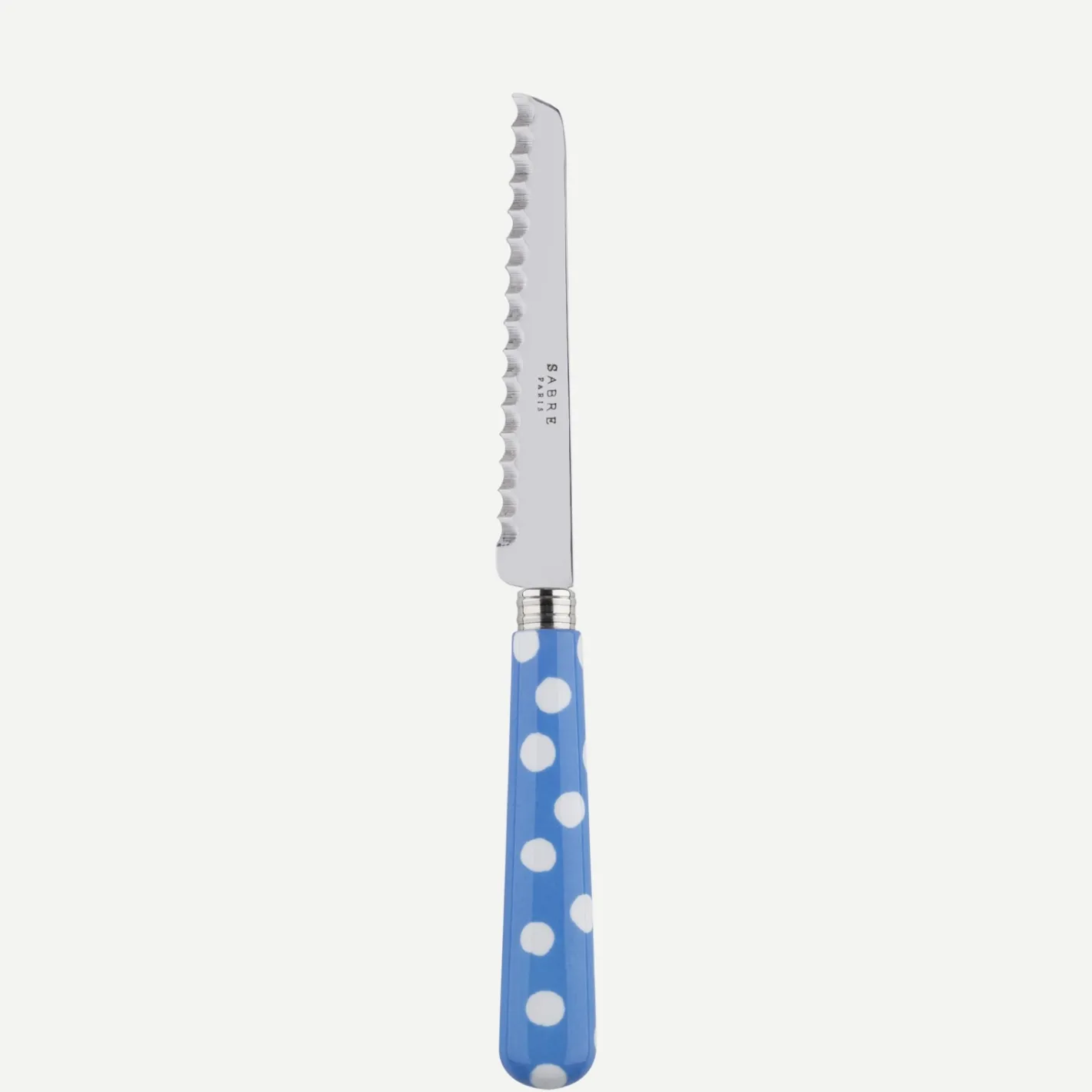 Sabre Paris Pois Blancs,Bleu clair | Tomato Knife