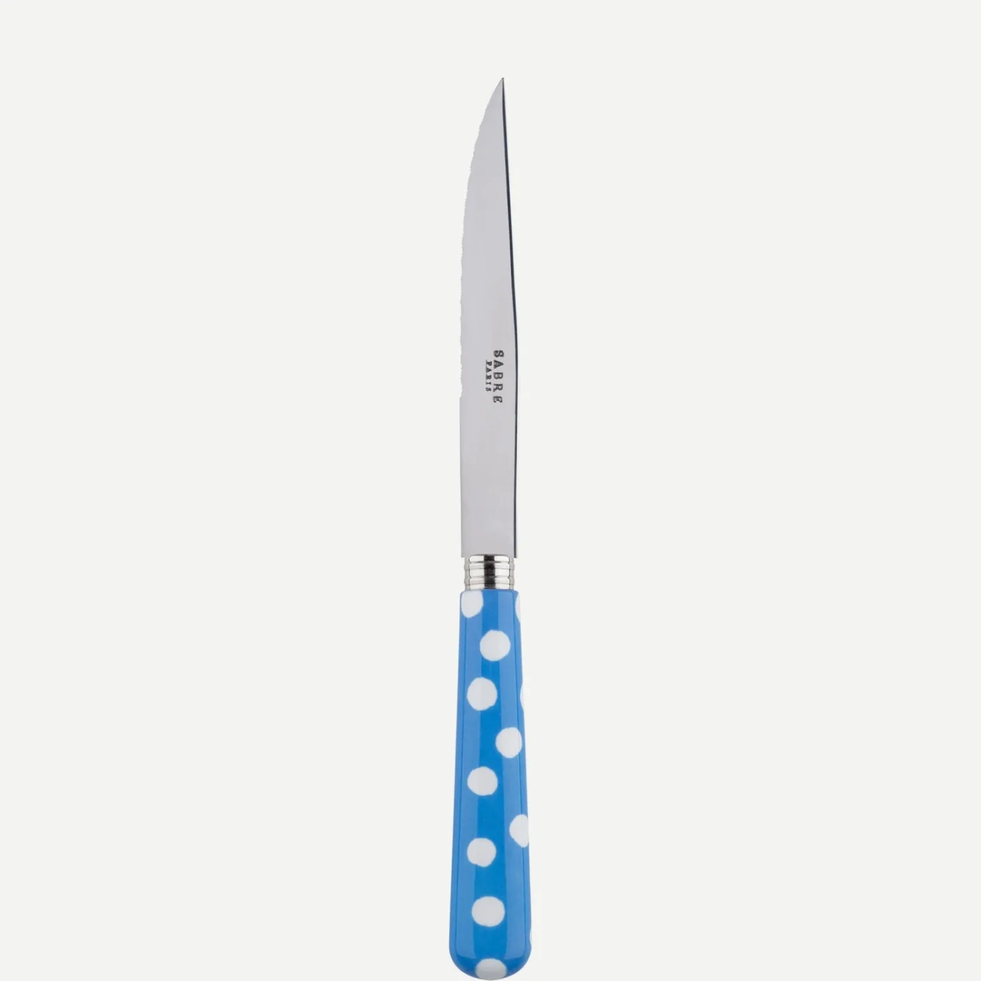 Sabre Paris Pois Blancs,Bleu clair | Steak Knife