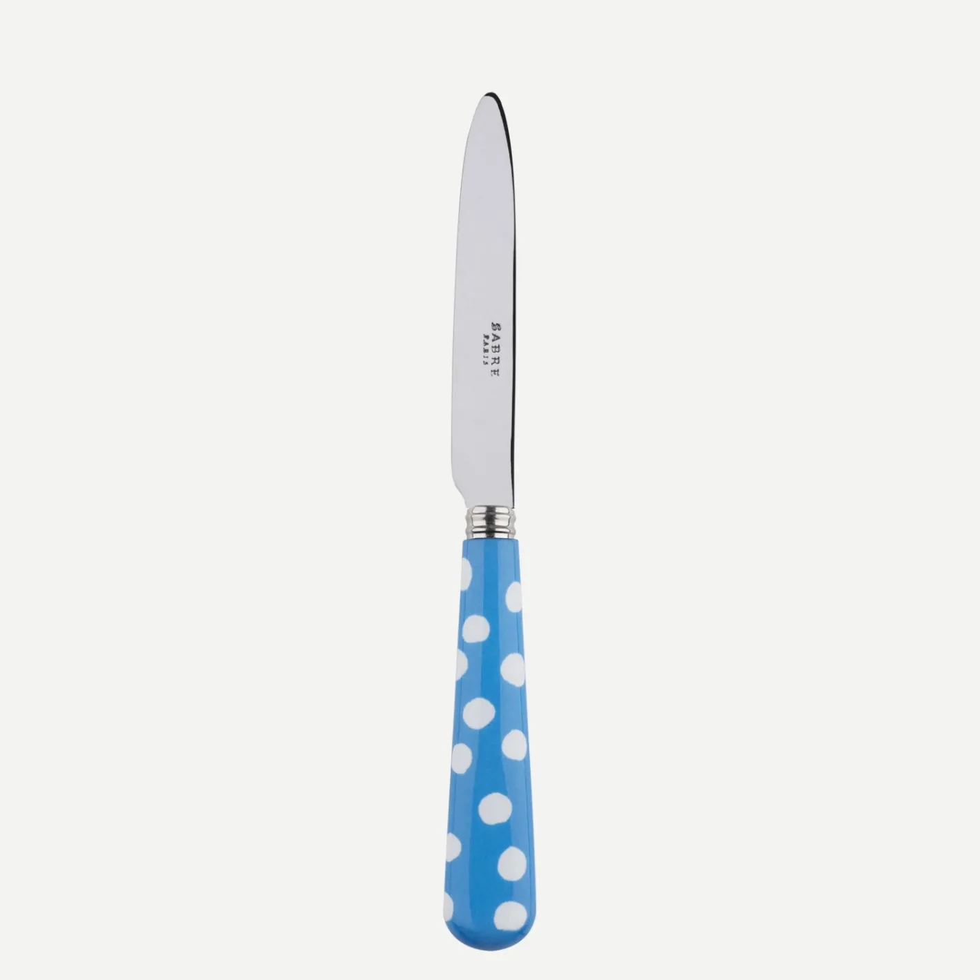 Sabre Paris Pois Blancs,Bleu clair | Dessert Knife