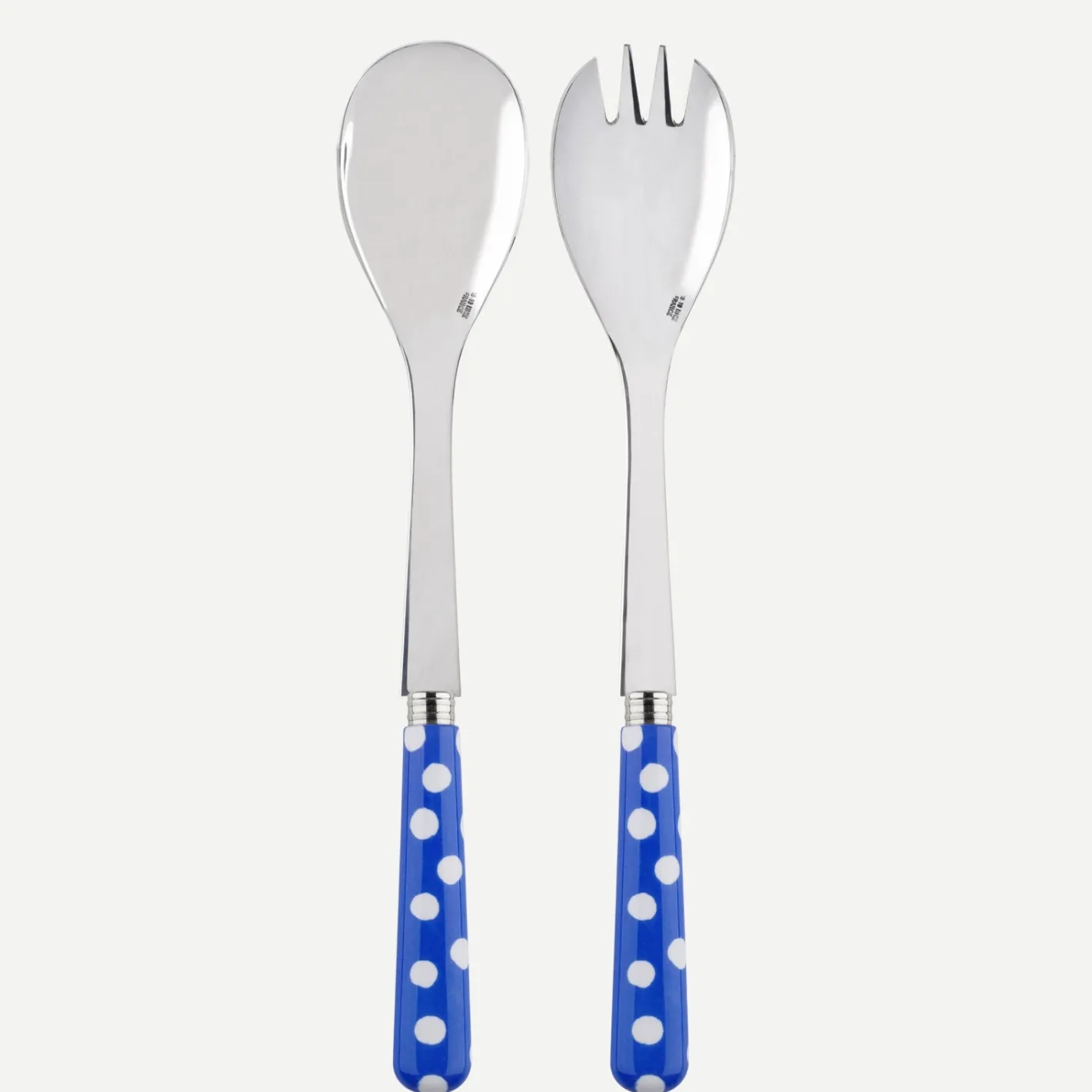 Sabre Paris Pois Blancs,Bleu outremer | Salad Set