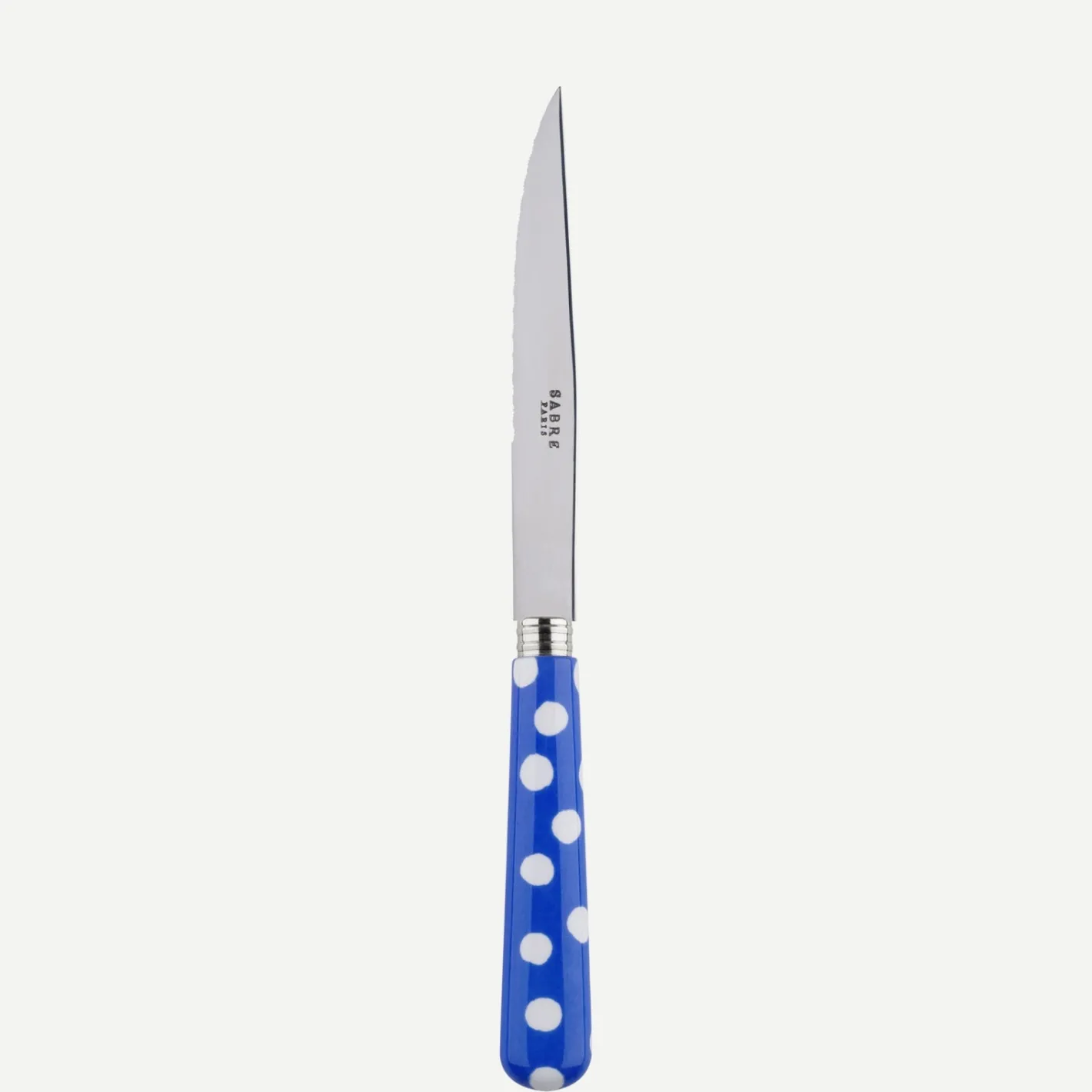 Sabre Paris Pois Blancs,Bleu outremer | Steak Knife
