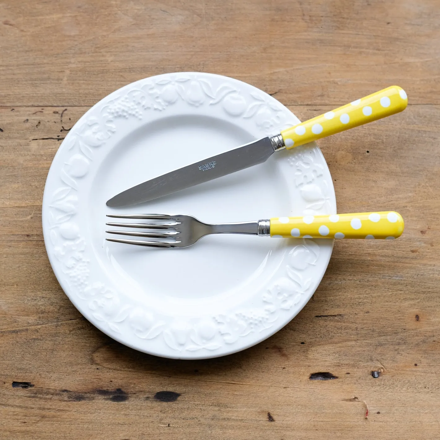 Sabre Paris Pois Blancs, | Dinner Fork