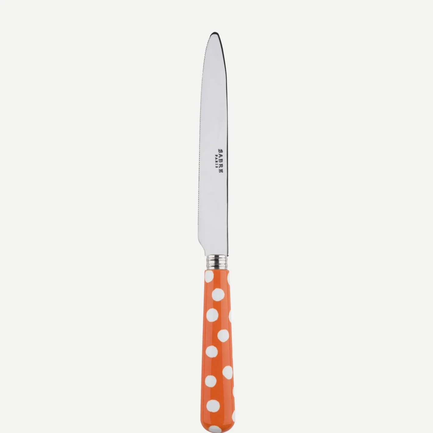 Sabre Paris Pois Blancs, | Serrated Dinner Knife Blade