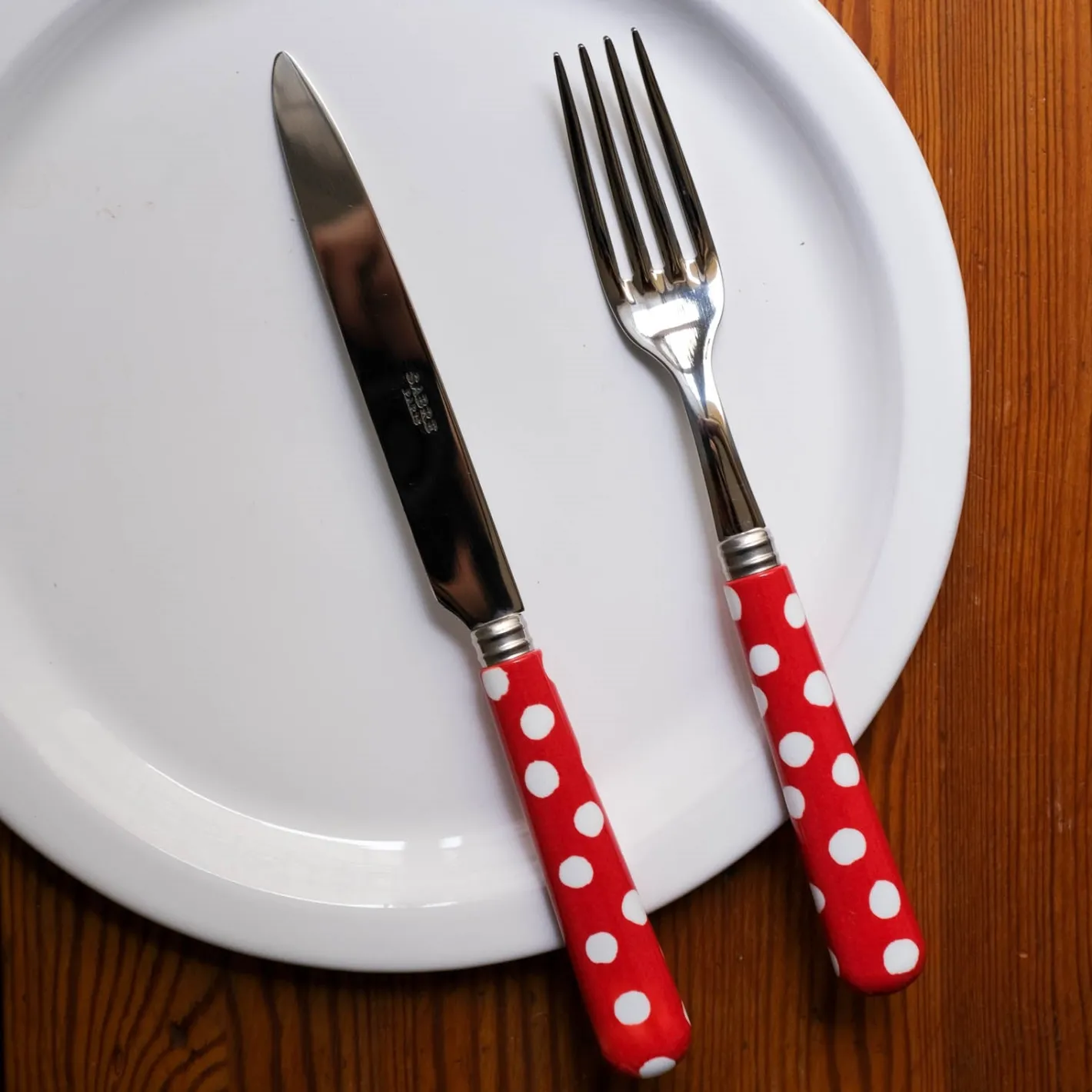 Sabre Paris Pois Blancs, | Dinner Fork