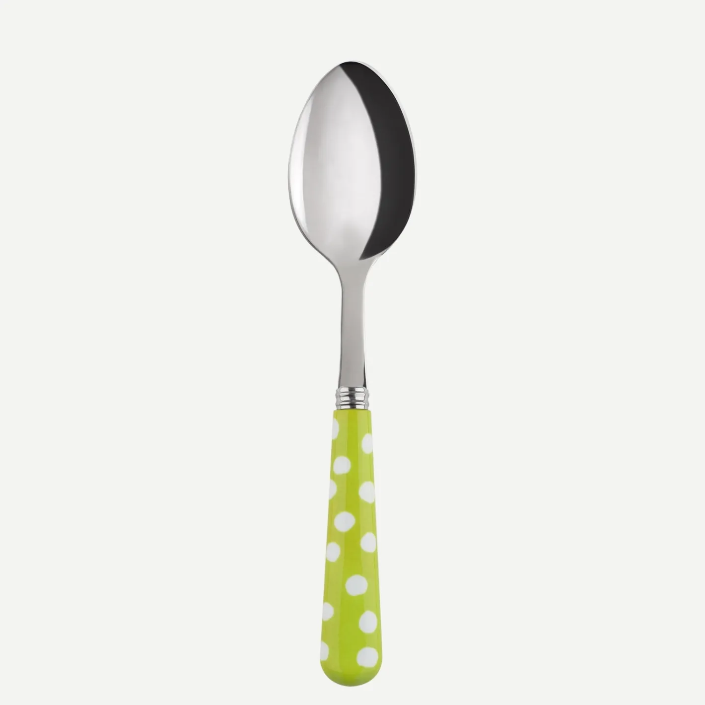 Sabre Paris Pois Blancs,Vert clair | Dessert Spoon