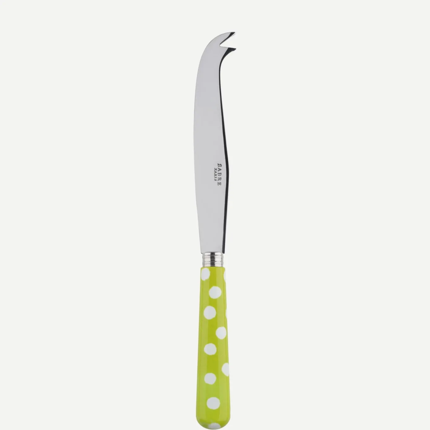 Sabre Paris Pois Blancs,Vert clair | Cheese Knife