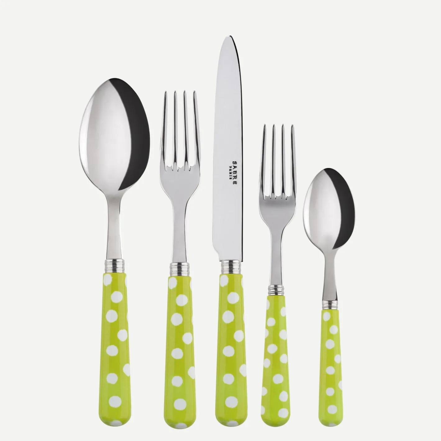 Sabre Paris Pois Blancs,Vert clair | 20 Pieces Set