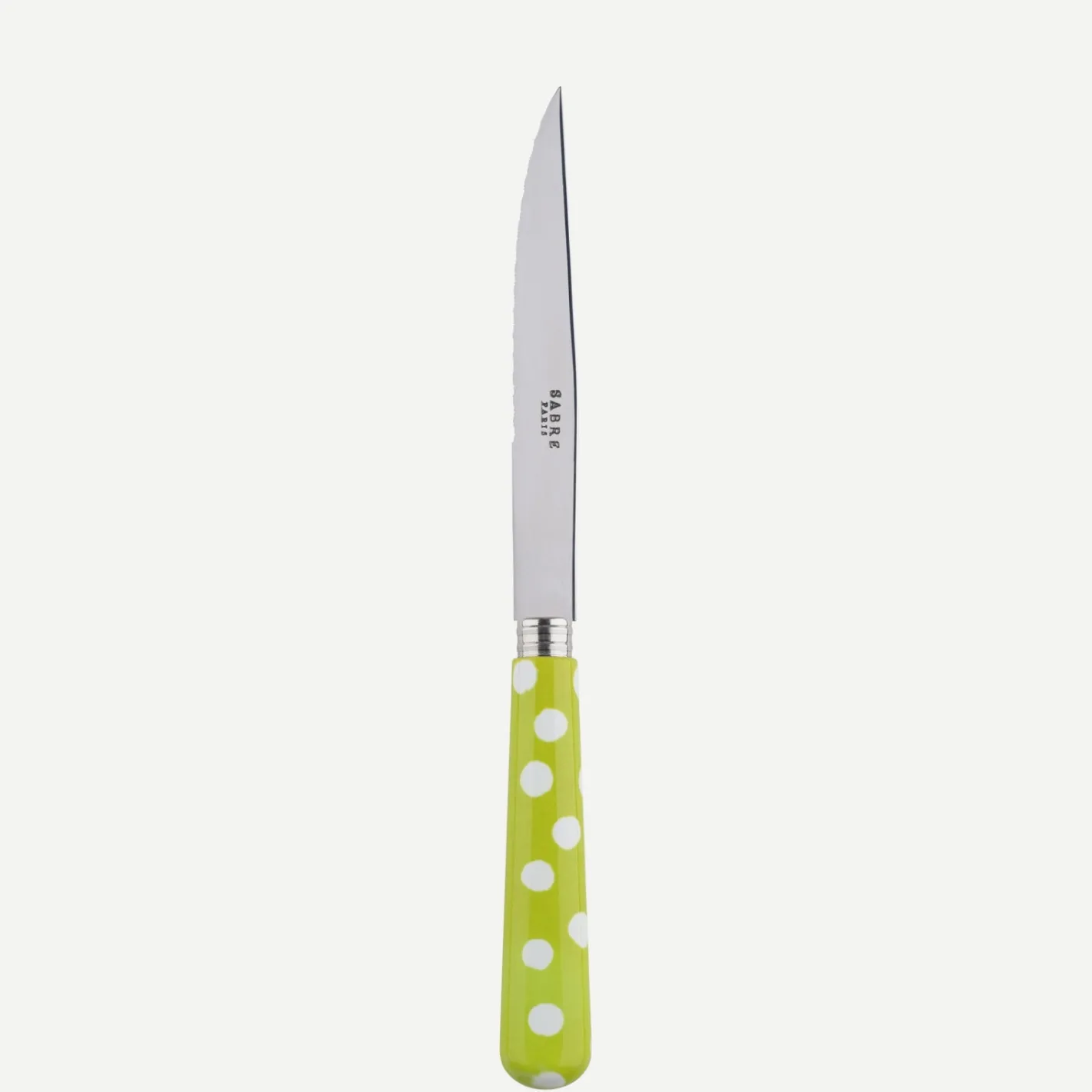 Sabre Paris Pois Blancs,Vert clair | Steak Knife