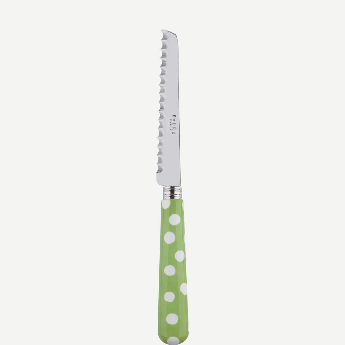 Sabre Paris Pois Blancs,Vert jardin | Tomato Knife