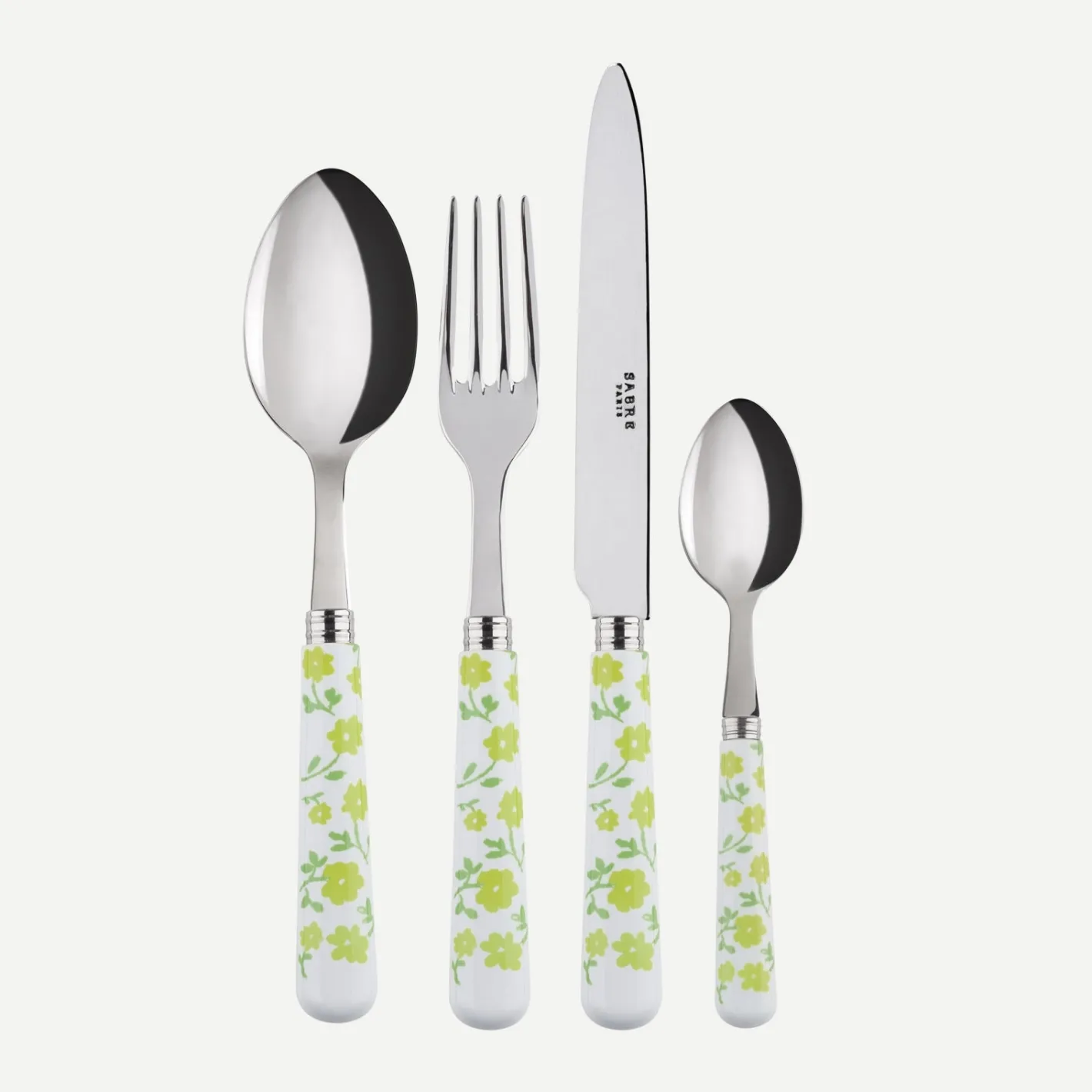 Sabre Paris Pâquerette,Vert clair | Set Of 4 Pieces