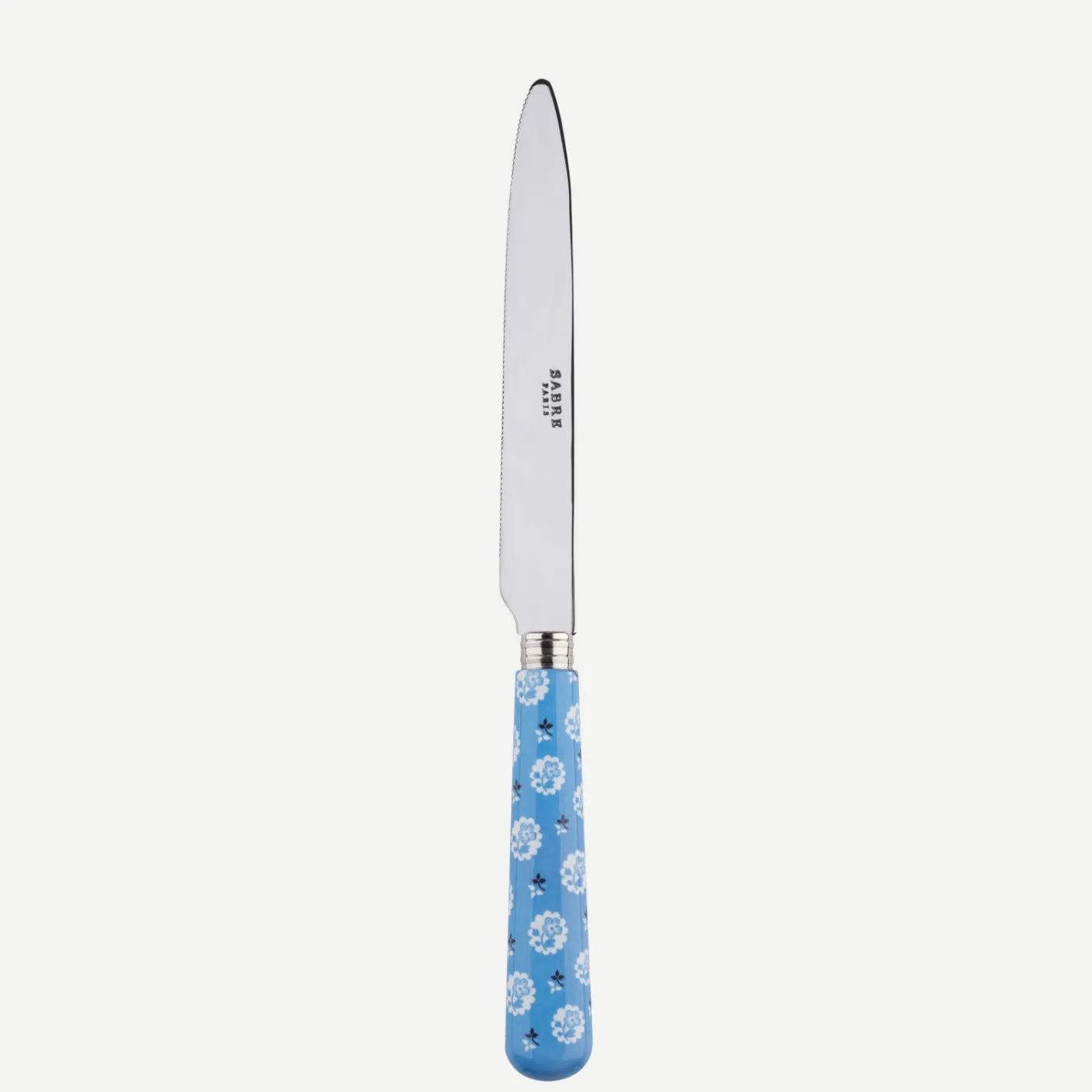 Sabre Paris Provençale,Bleu clair | Serrated Dinner Knife Blade