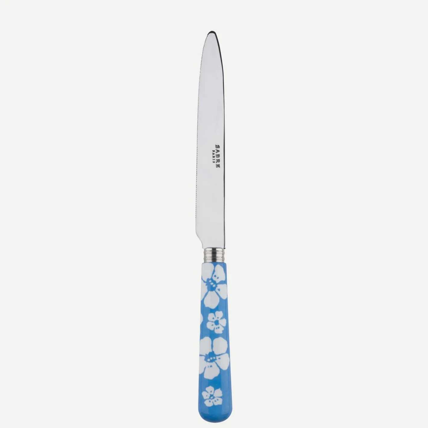 Sabre Paris Tiaré,Bleu clair | Serrated Dinner Knife Blade