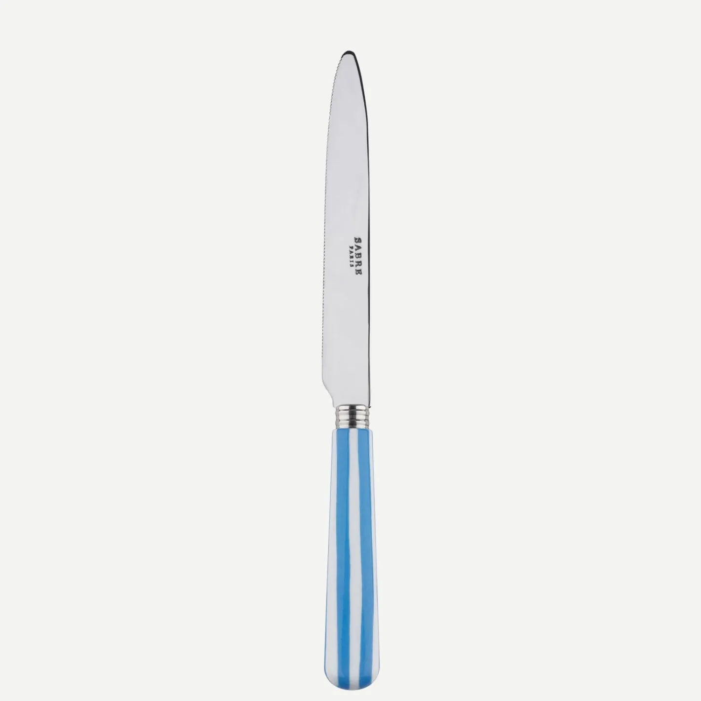 Sabre Paris Transat,Bleu clair | Serrated Dinner Knife Blade