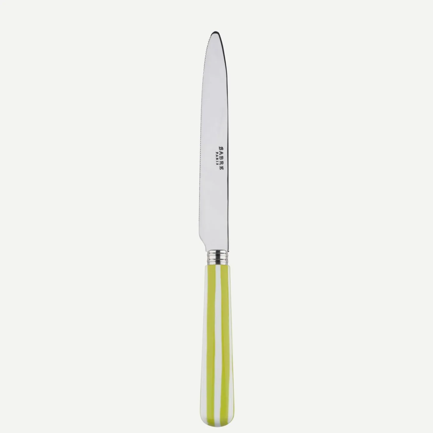 Sabre Paris Transat,Vert clair | Serrated Dinner Knife Blade